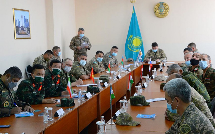 Briefing for participants of Masters of Artillery Fire international contest held