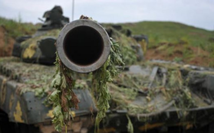 Armenian military equipment, trucks wrecked
