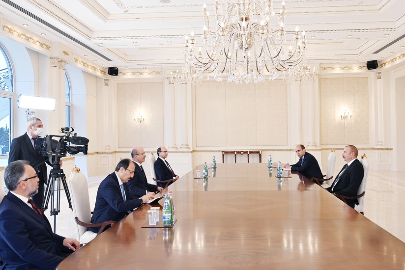 Ilham Aliyev receives Chairman of Council of Higher Education of Turkey