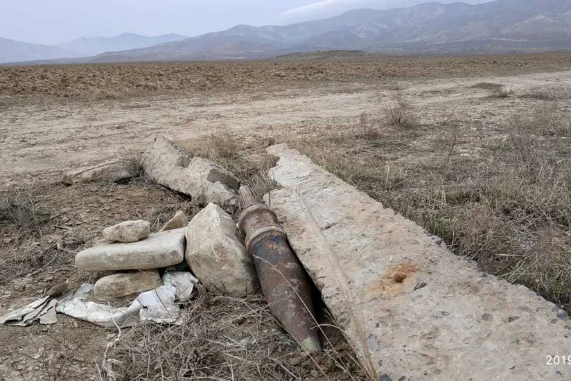 Xızıda top mərmisi tapılıb