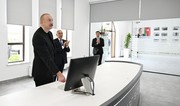 President Ilham Aliyev attends inauguration of Central Aran Regional SCADA Control Center in Yevlakh
