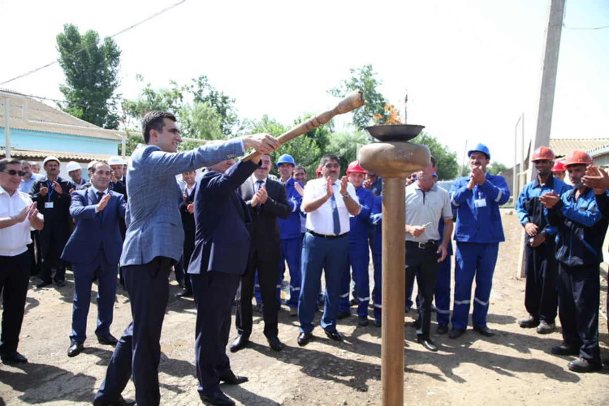 ​Biləsuvar, Ağsu və İsmayıllı rayonlarının kəndlərinə qaz verilib