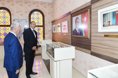 President Ilham Aliyev viewed Flag Square and Flag Museum in Khachmaz