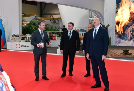 Prezident İlham Əliyev SPECA ölkələrinin sərgisinin açılışında iştirak edib - YENİLƏNİB