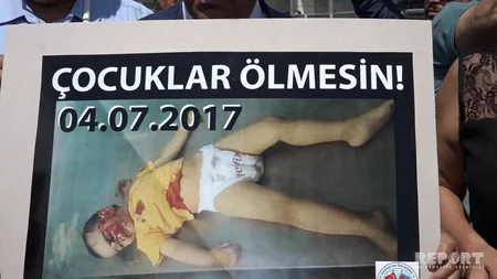 İstanbulda Ermənistanın Alıxanlıda törətdiyi vəhşiliyə qarşı etiraz aksiyası keçirilib - FOTO