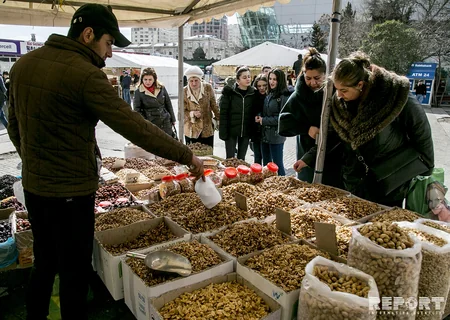 Bakıda açılan bayram yarmarkalarının sayı 8-ə çatıb - FOTOREPORTAJ