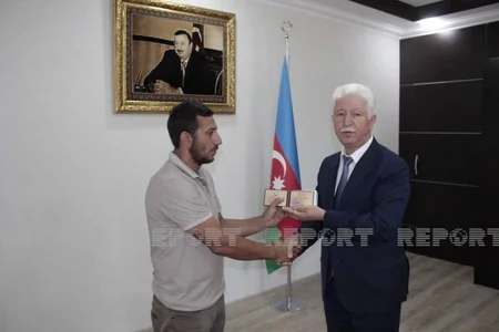 Cəlilabadda Vətən müharibəsi şəhidlərinin medalları ailələrinə təqdim olunub