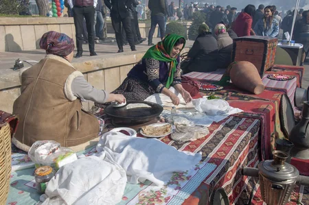 Bakıda Novruz bayramı ilə əlaqədar yarmarkalar açılıb