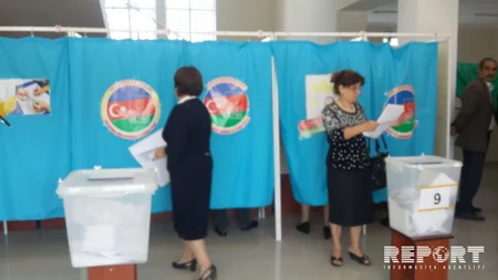 Bərdədə seçici aktivliyi müşahidə olunur - FOTO