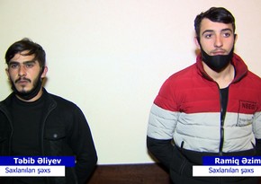 Bakıda soyğunçuluq edən şəxslər saxlanıldı