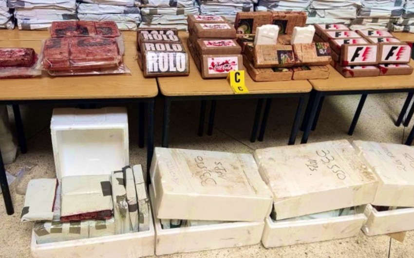 Boliviyada rekord miqdarda - 8,7 ton kokain müsadirə olunub