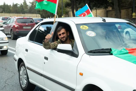 Bakıda Vətən müharibəsi qazilərinin iştirakı ilə Zəfər avtoyürüşü keçirilir