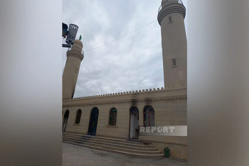 Cəlilabadda yanğın baş verən məscidə baxış keçirilib