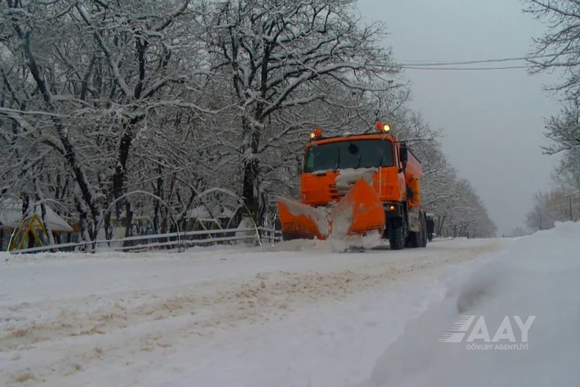 Azərbaycanın avtomobil yollarındakı son vəziyyət açıqlanıb