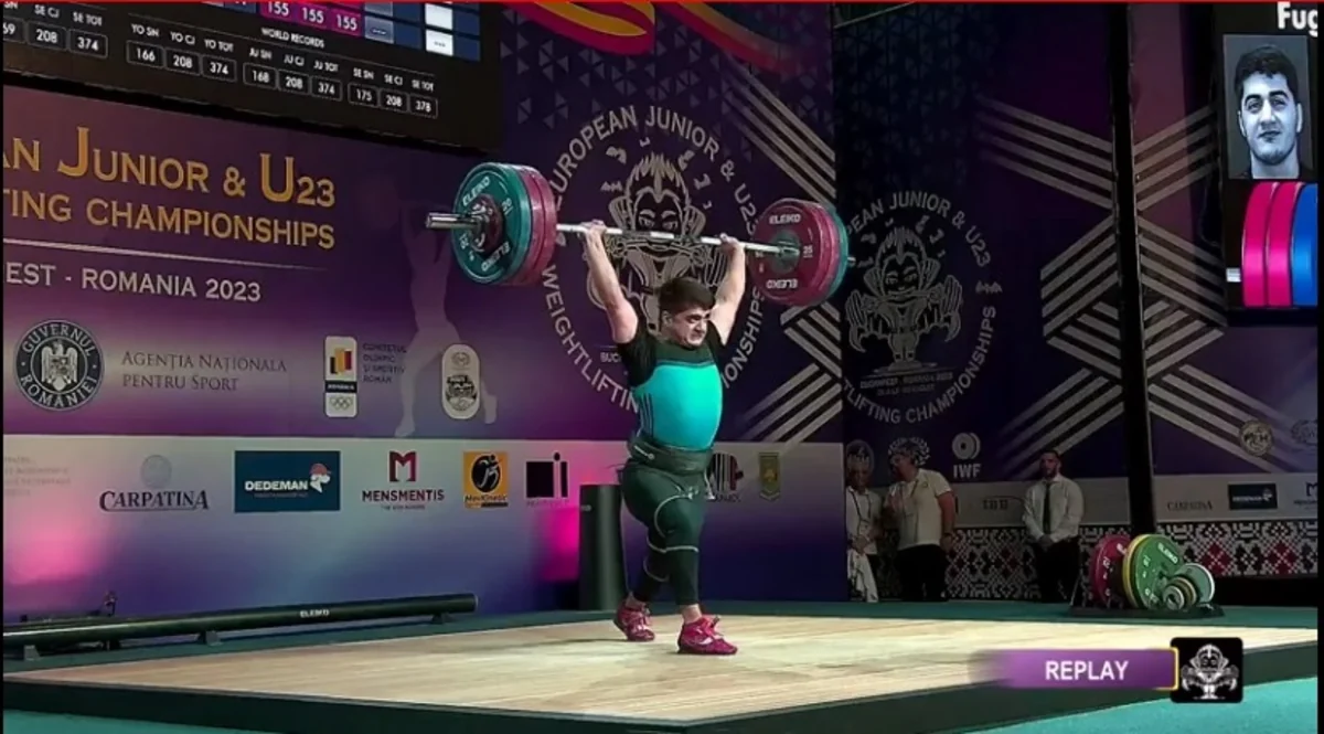 Азербайджанский тяжелоатлет завоевал серебряную медаль на чемпионате Европы