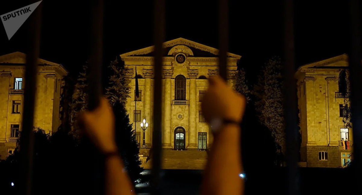 В парламенте Армении произошел пожар