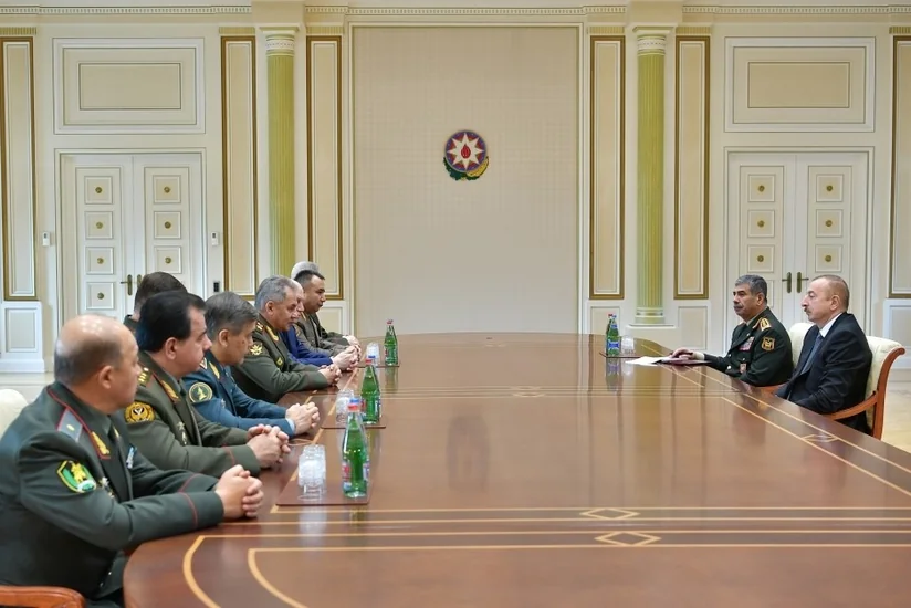 President Ilham Aliyev received participants of CIS Council of Defense Ministers meeting