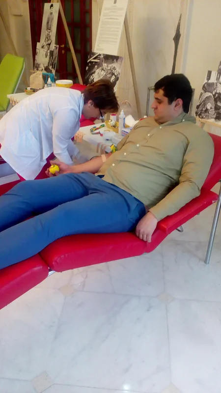 Azərbaycanın Gürcüstandakı səfirliyində qanvermə aksiyası keçirilib