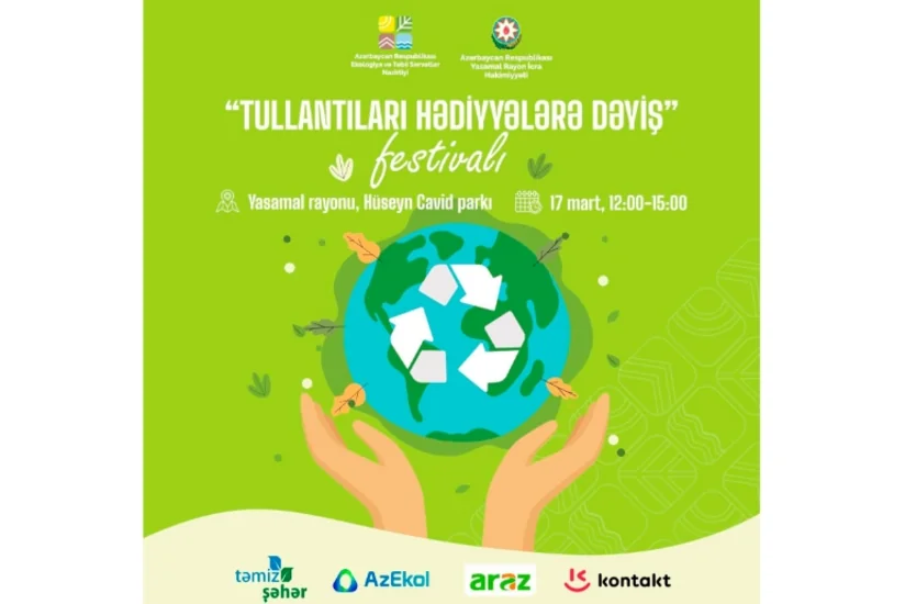 Bakıda “Tullantıları hədiyyələrə dəyiş” adlı festival keçiriləcək