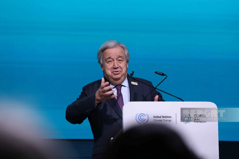 BMT-nin Baş katibi ölkələri ilkin mövqelərindən əl çəkməyə və kompromisə çağırıb