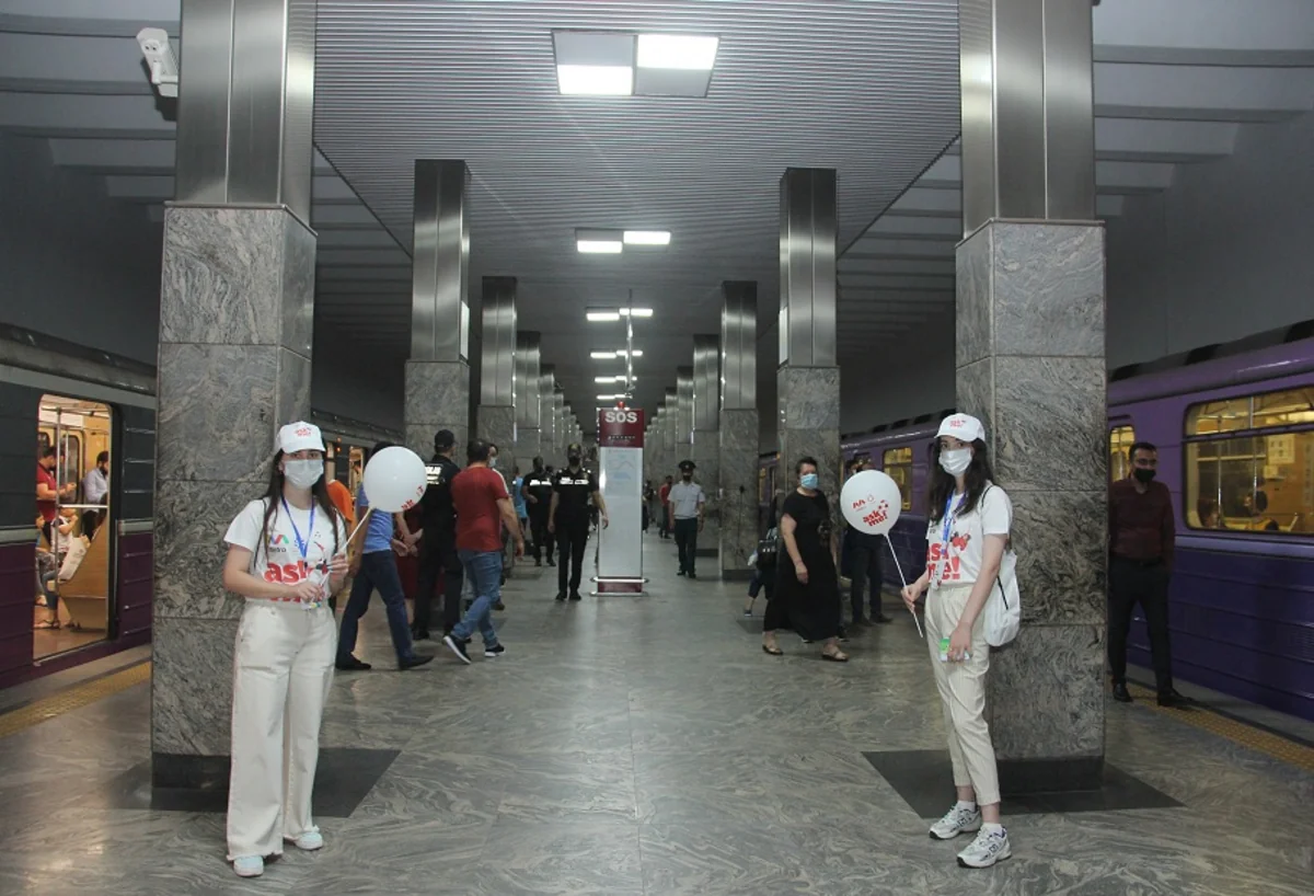 Bakı metrosu Avropa çempionatı ilə bağlı sosial posterlər təqdim edib