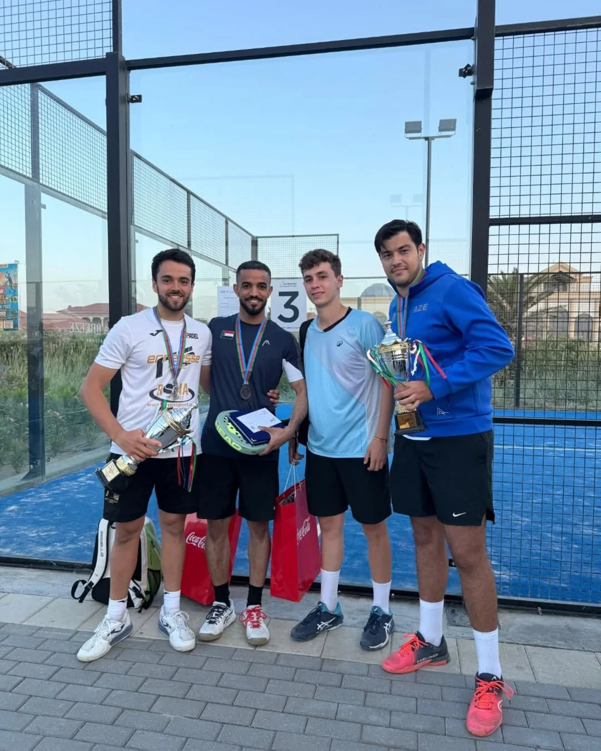 Azərbaycan idmançısı Bakıda keçirilən padel tennisi üzrə beynəlxalq turnirdə üçüncü olub