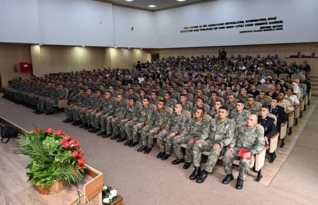 Meeting held with personnel of new Intellectual Capabilities Units of Azerbaijan Army