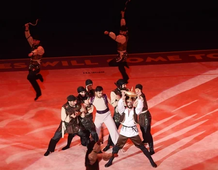 President Ilham Aliyev and first lady Mehriban Aliyeva attend opening of Rhythmic Gymnastics World Championships