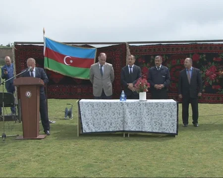 Oğuz rayonunun Qarabulaq kəndinə ilk dəfə qaz verilib