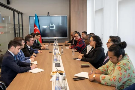 COP29-un Danışıq Qrupu ada ölkələrindən olan yüksək səviyyəli nümayəndə heyətləri ilə görüşüb