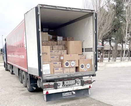 Müdafiə Nazirliyinin tibb ehtiyatından Türkiyəyə yardım göndərilib