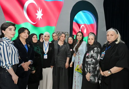 Leyla Aliyeva and Arzu Aliyeva attend Iftar ceremony with mothers of martyrs