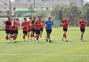 Azərbaycan millisi ilk məşqinə çıxıb