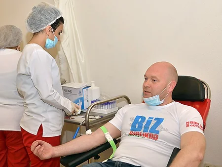 AFFA management attends blood donation campaign