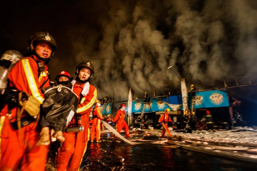 Çində yanğın olub: 6 ölü, 5 yaralı