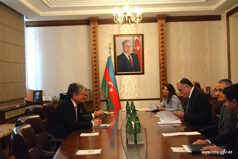 Elmar Məmmədyarov BMT Baş katibinin siyasi məsələlər üzrə köməkçisi ilə görüşüb