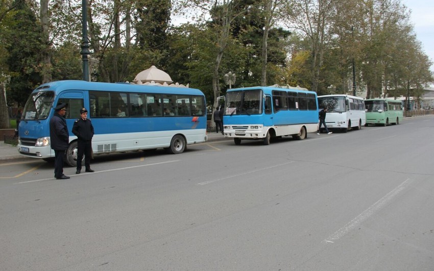 Bir neçə şəhər və rayonda ictimai nəqliyyatın hərəkəti dayandırılır