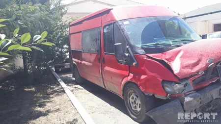 Tovuzda iki avtomobil toqquşub, yaralılar var - FOTO