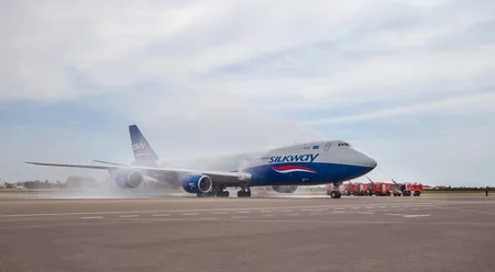 New Boeing 747-8F brought to Azerbaijan