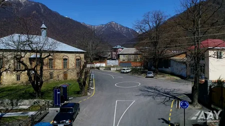 Qaxda Aşağı Malax-Qaşqaçay-Armudlu yolu yenidən qurulub