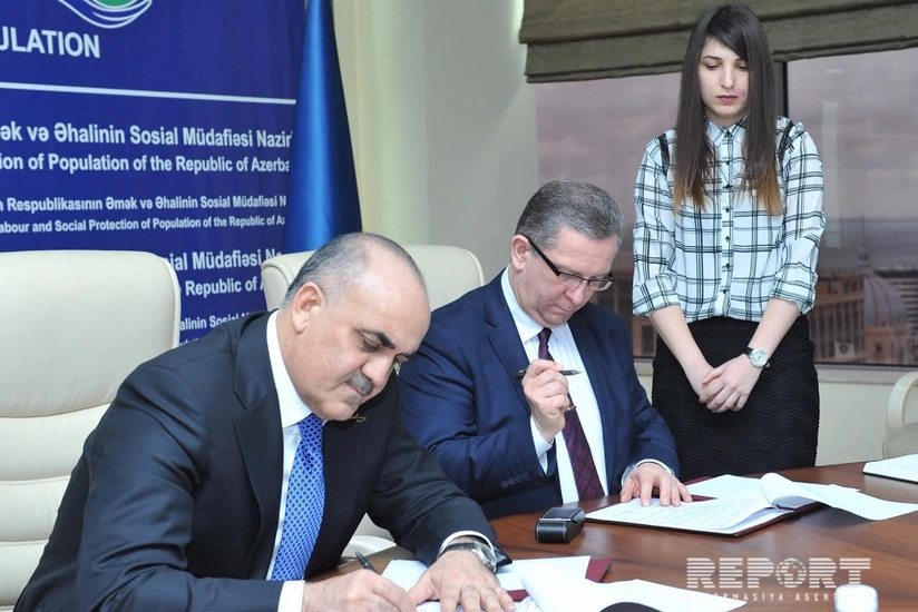 Azerbaijan and Ukraine ink a program on social policy cooperation