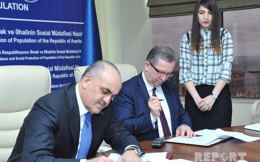 Azerbaijan and Ukraine ink a program on social policy cooperation