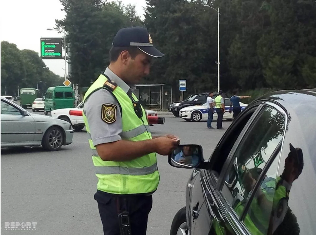Baş Dövlət Yol Polis İdarəsi Mingəçevirdə reyd keçirib - FOTO