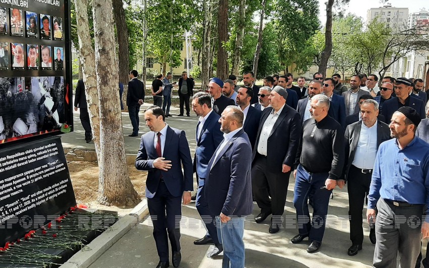 Gürcüstanın din xadimləri Gəncədə səfərdədirlər
