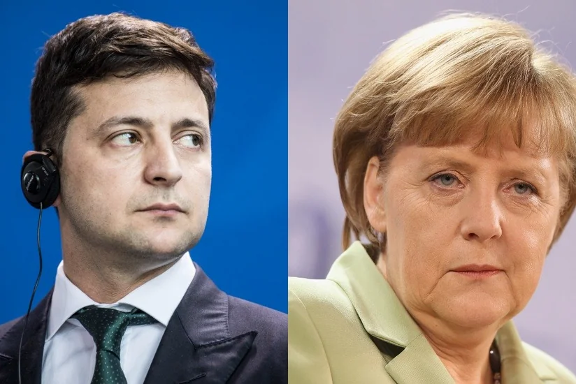 Меркель и Зеленский обсудили безопасность на востоке Украины