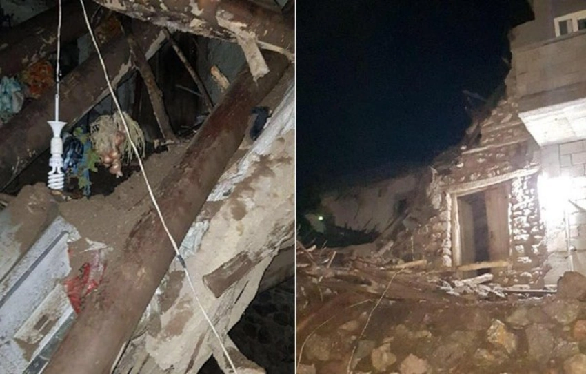 Türkiyədə evin damı çöküb, bir ailənin 3 üzvü ölüb, 5-i yaralanıb