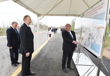 Saatli-Sarijalar-Gara Nuru-Shirinbayli-Fatalikand-Azadkand highway inaugurated