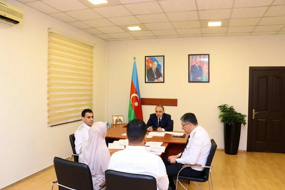 Baş prokuror Bakının Nəsimi rayonunda vətəndaşları qəbul edib