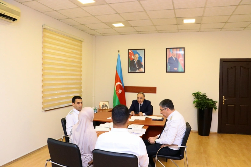 Baş prokuror Bakının Nəsimi rayonunda vətəndaşları qəbul edib