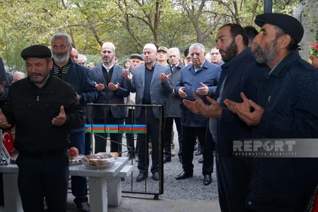 Zaqatalada şəhidin xatirə bulağı açılıb